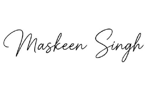 Maskeen's signature